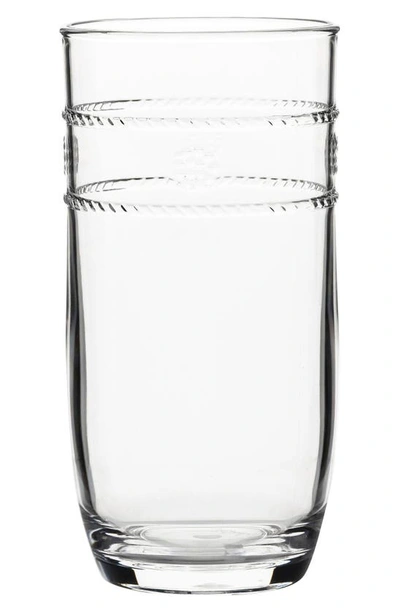 Juliska Isabella Acrylic Large Beverage Tumbler In Clear