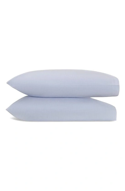 Shop Matouk Lorenzo Set Of 2 Pillowcases In Blue
