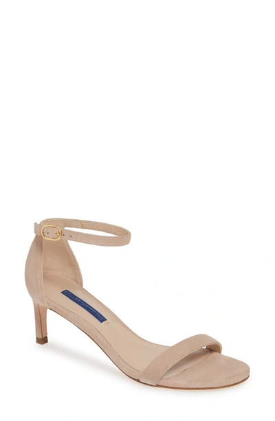 Shop Stuart Weitzman Nunaked Sandal In Dolce Suede