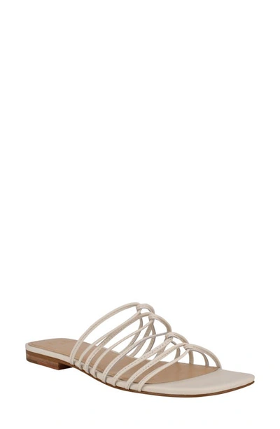 Shop Marc Fisher Ltd Marcio Slide Sandal In Chic Cream