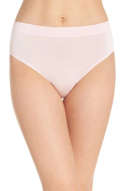 Shop Wacoal B Smooth High Cut Briefs In Chalk Pink