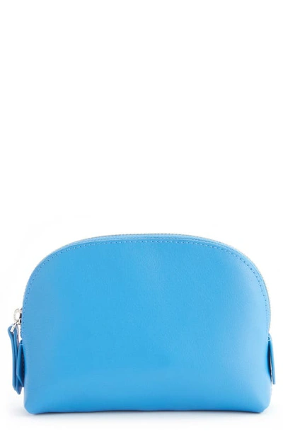 Shop Royce Compact Cosmetics Bag In Light Blue