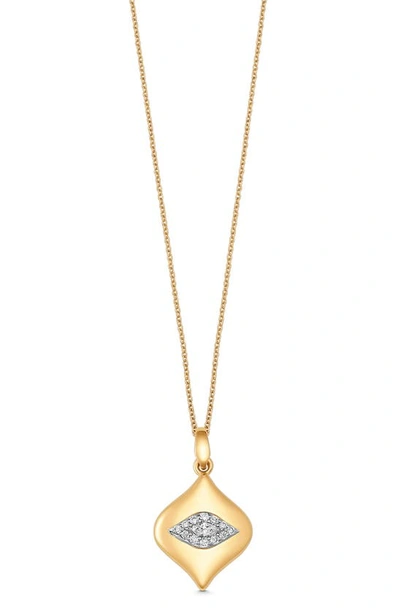 Shop Sara Weinstock Aurora Illusion Pendant Necklace In 18k Yg