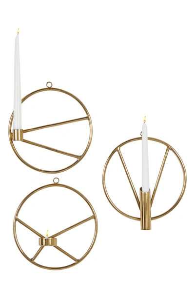 Shop Willow Row Goldtone Stainless Steel Modern Wall Sconce
