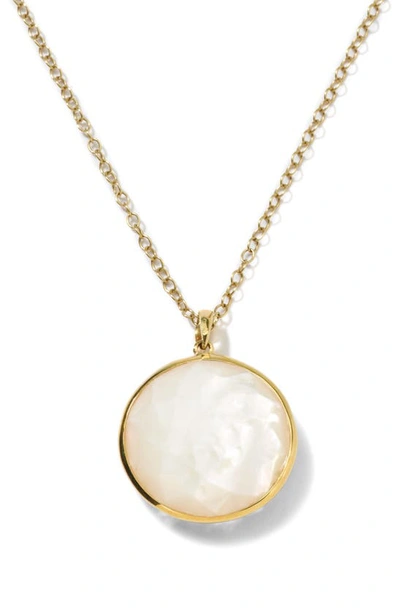 Shop Ippolita Lollipop Medium Pendant Necklace In Pearl