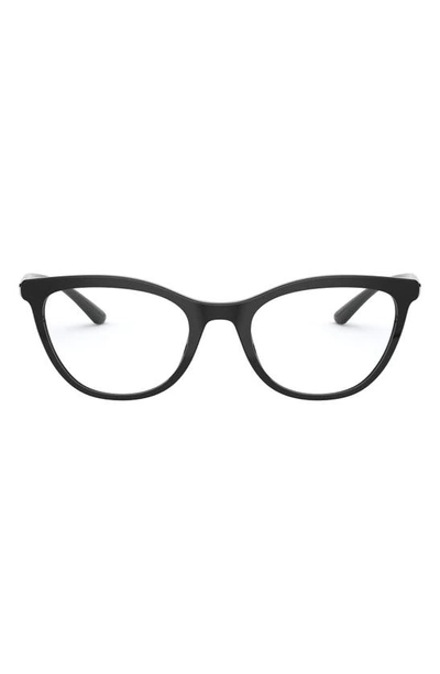 Shop Dolce & Gabbana 52mm Cat Eye Optical Glasses In Black