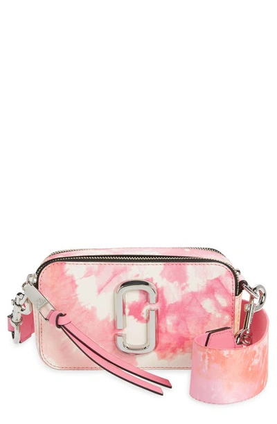 Shop Marc Jacobs The Snapshot Crossbody Bag In Pink Multi