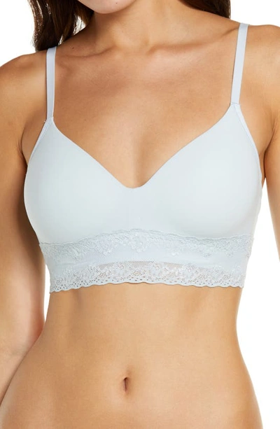Shop Natori Bliss Perfection Bralette In Baby Blue