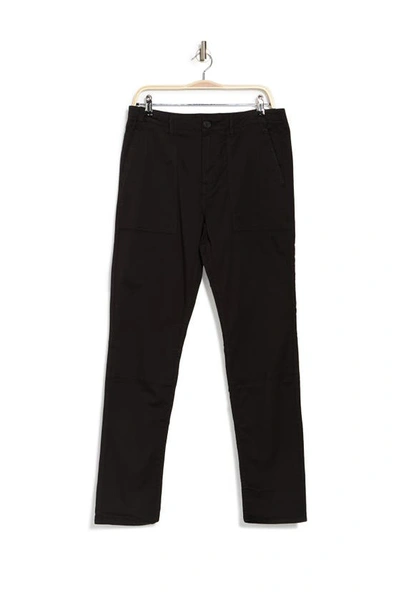 Shop Joe's Elastic Waist Slim Fit Utility Trousers In Black