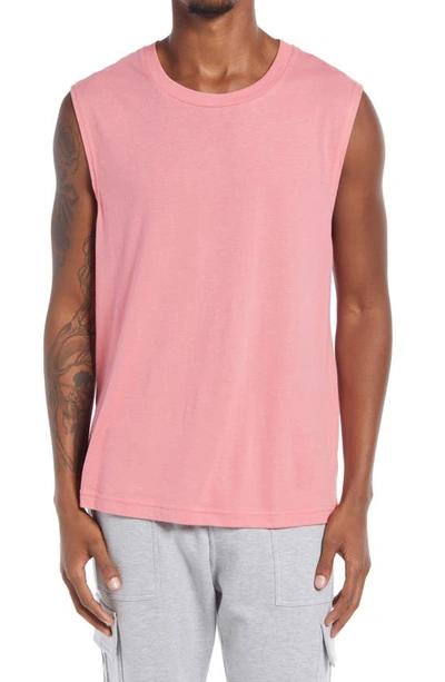Shop Alo Yoga The Triumph Sleeveless T-shirt In Eraser Pink
