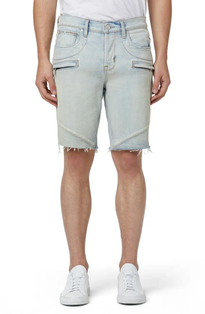 Shop Hudson The Blinder V.2 Denim Biker Shorts In Mesa View