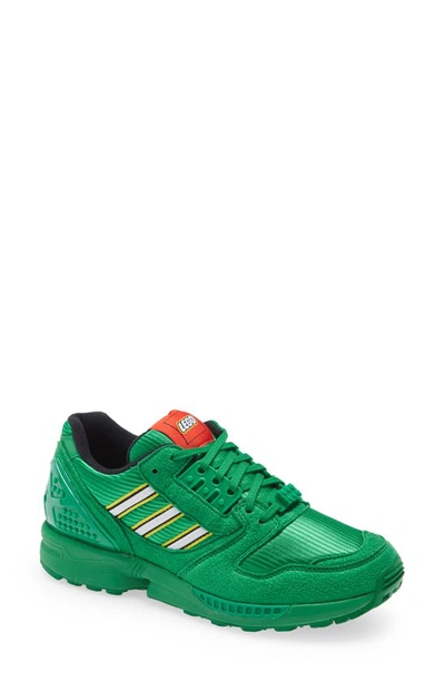 Shop Adidas Originals Zx 8000 X Lego® Sneaker In Green/ White/ Green