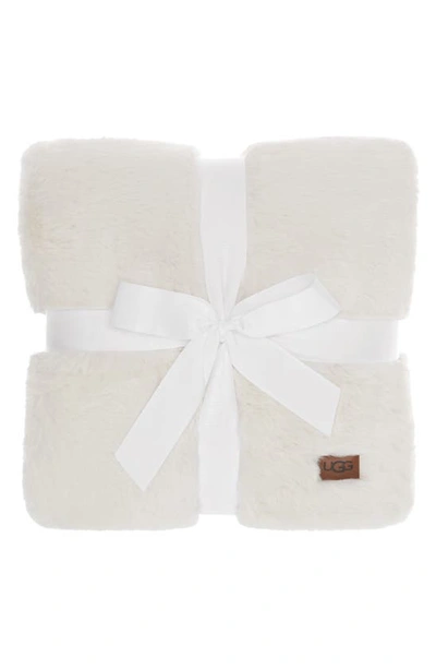 Shop Ugg Euphoria Throw Blanket In Snow