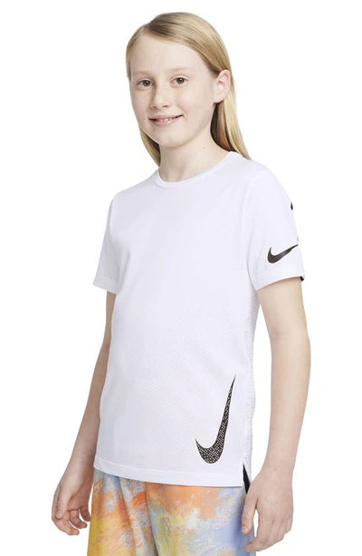 Shop Nike Kids' Dri-fit Instacool T-shirt In White