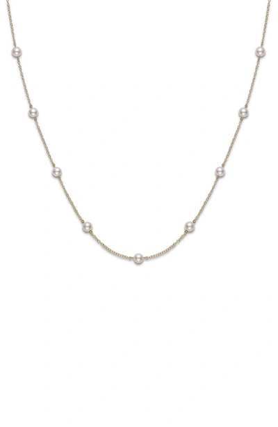 Shop Mikimoto Akoya Pearl Station Necklace