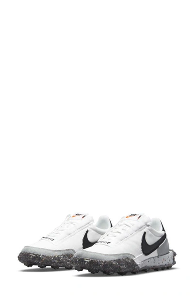 Shop Nike Waffle Racer Crater Sneaker In White/ Black/ Photon/ Grey