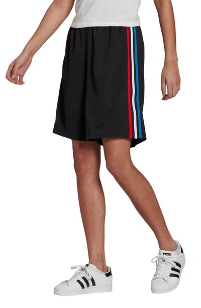 Shop Adidas Originals Primeblue Athletic Shorts In Black