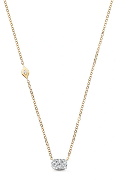 Shop Sara Weinstock Reverie Pave Diamond Pendant Necklace In 18k Yg