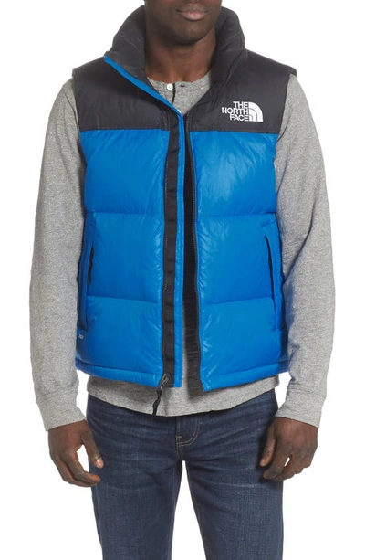 Shop The North Face Nuptse 1996 Packable Quilted Down Vest In Clear Lake Blue