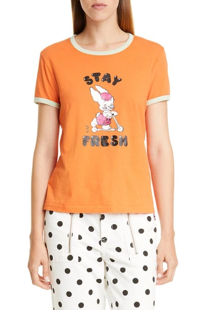 Shop The Marc Jacobs X Magda Archer The Collab Tee In Orange