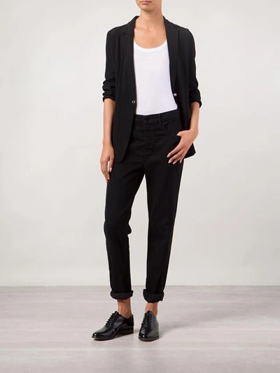Alexander Wang T T By Alexander Wang Boy Fit Jeans - Black In Black