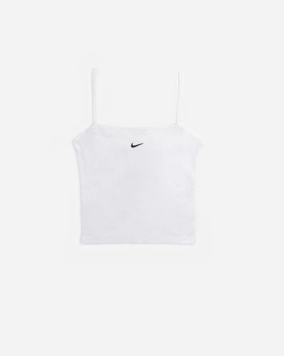 Shop Nike Essential Top In White