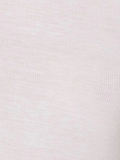 Shop Gucci Modal Rib Long Sleeve Crew In White