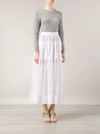 Shop Michael Kors Tiered Maxi Skirt