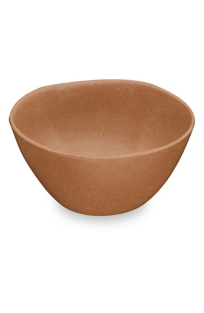 Shop Tarhong Set Of 6 Plant Based Matte Bowls In Terracotta