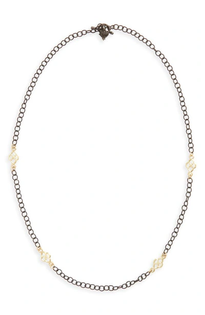 Shop Armenta Old World Cable Chain Necklace In Gold