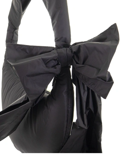 Shop Red Valentino Bow Shoulder Bag With Bow In Black