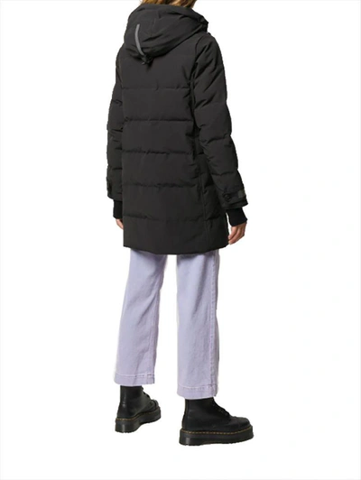 Shop Canada Goose Women's Black Polyester Outerwear Jacket