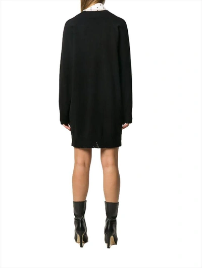 Shop Versace Women's Black Cashmere Dress