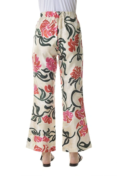 Shop Marni Women's White Silk Pants