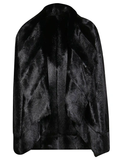 Shop Pinko Women's Black Acrylic Coat