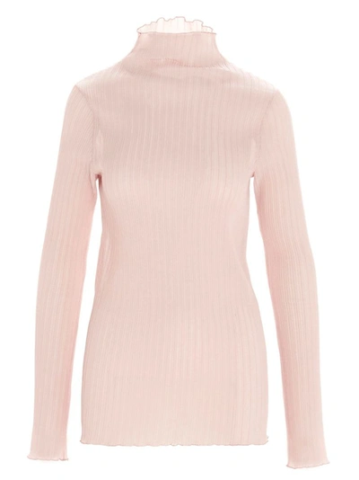 Shop Jil Sander Women's Pink Sweater