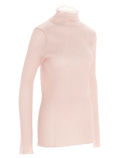 Shop Jil Sander Women's Pink Sweater