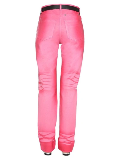 Shop Givenchy Women's Fuchsia Cotton Pants