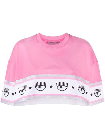 Shop Chiara Ferragni Pink T-shirt