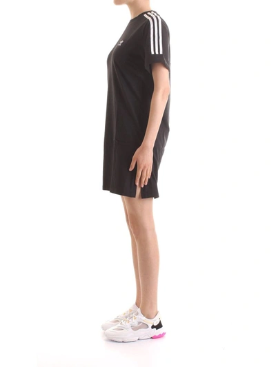 Shop Adidas Originals Adidas Women's Black Cotton Dress