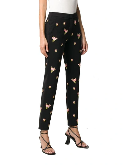 Shop Moschino Women's Black Polyester Pants