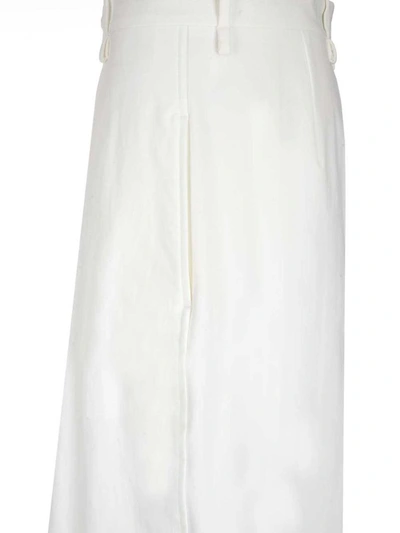 Shop Bottega Veneta Women's White Polyamide Pants