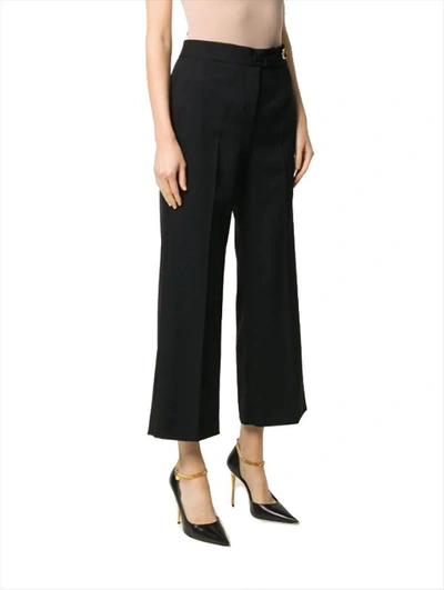 Shop Versace Women's Black Wool Pants