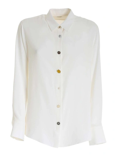Shop Paul Smith Women's White Acetate Shirt