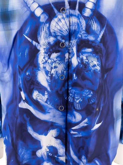Shop Burberry Women's Blue Cotton Shirt