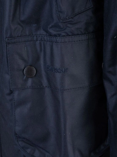 Shop Barbour Women's Blue Polyamide Outerwear Jacket