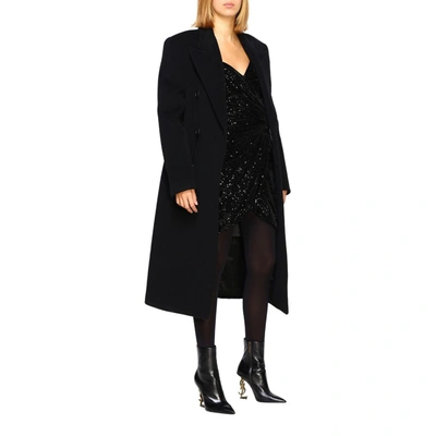 Shop Saint Laurent Women's Black Polyester Dress