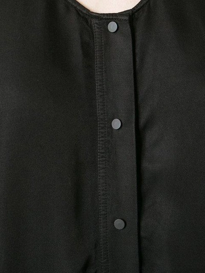 Alexander Wang T Buttoned Jumpsuit In Black