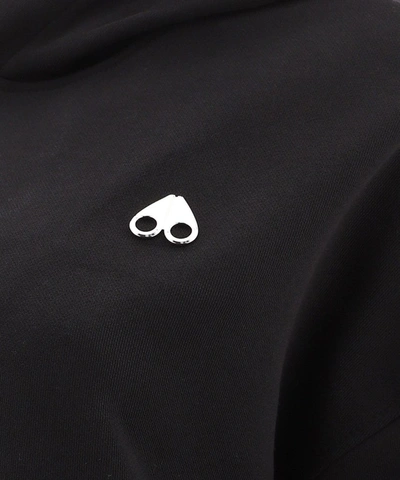 Shop Moose Knuckles Women's Black Other Materials Sweatshirt