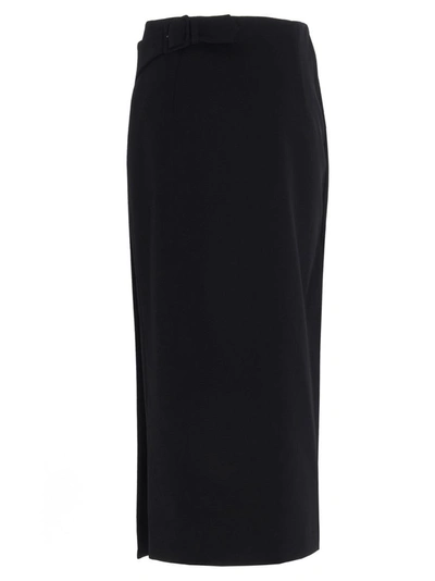 Shop Balenciaga Women's Black Skirt